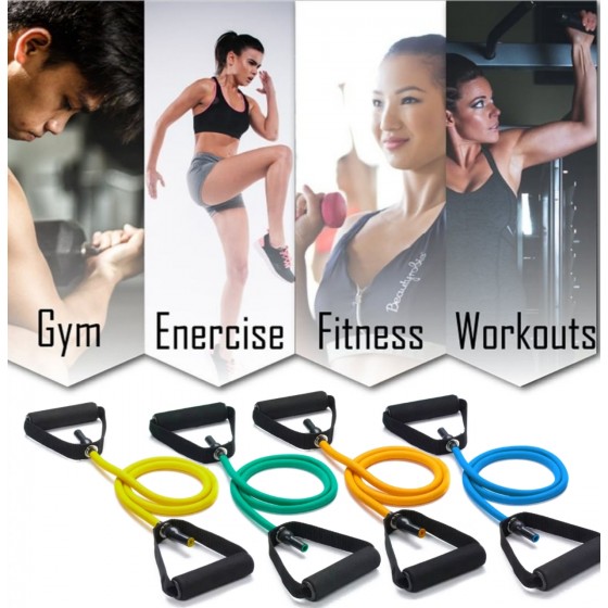 Power Resistance Fitness Exercise Latex Tubes